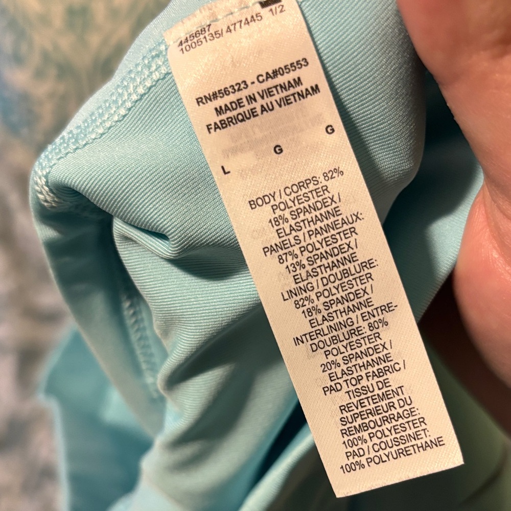 Nike Women's Light Blue Sports Bra - Picture 6 of 6